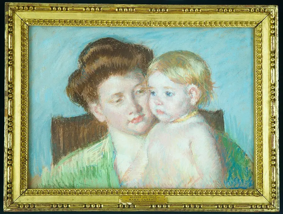 Мать и ребёнок, картина Мэри Кассат